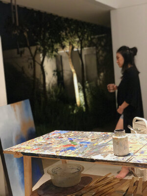 Yenny Yohan in the Studio