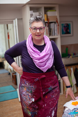 Manuela Rathje in the Studio: Atelier 2023