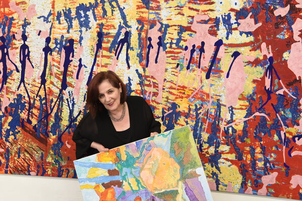 Erika Seywald in the Studio: Werkstattsituation
