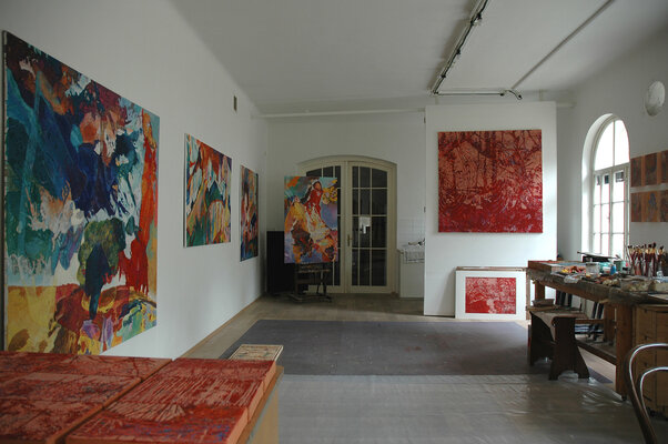 Erika Seywald in the Studio: im Atelier