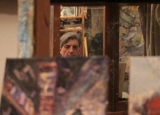 Simone Butturini in the Studio