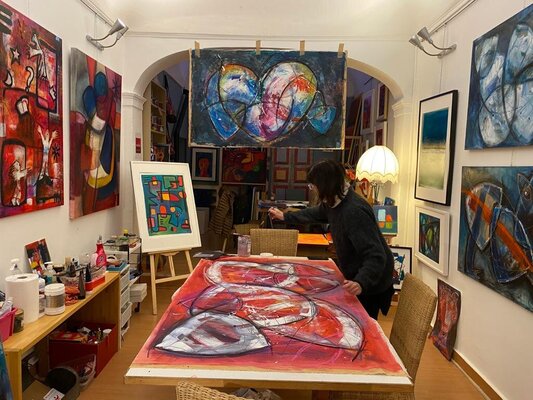 Thia Path in the Studio: Un sabato pomeriggio d'inverno