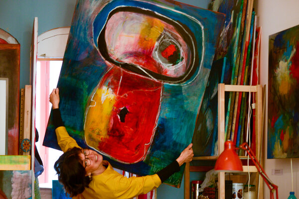 Thia Path in the Studio: Quando metto ordine nel mio laboratorio è come tuffarmi in una mare di colori...