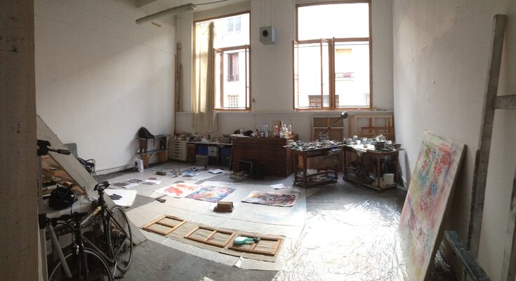 Pierre Ziegler in the Studio