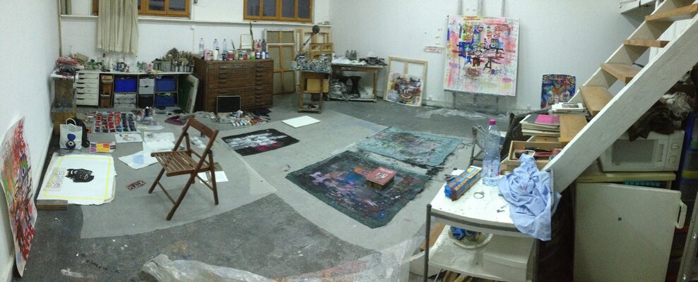 Pierre Ziegler in the Studio