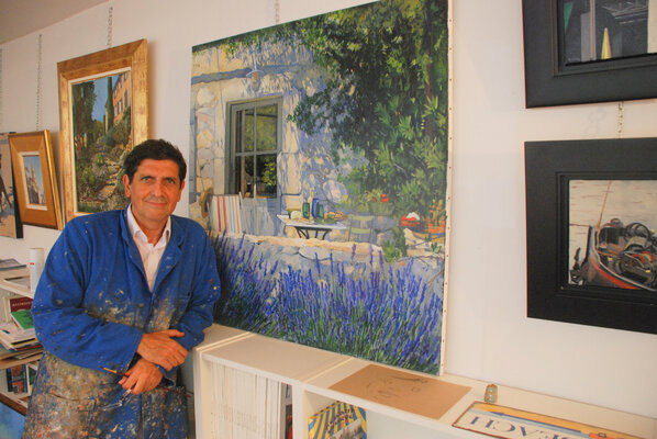 JEAN PAUL COURCHIA in the Studio