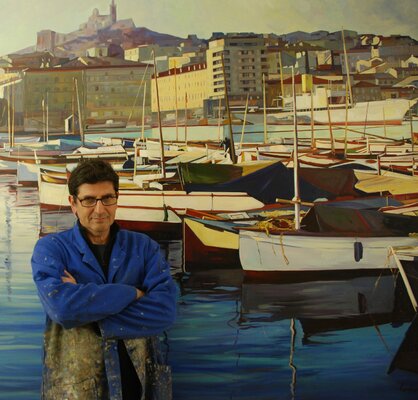 JEAN PAUL COURCHIA in the Studio