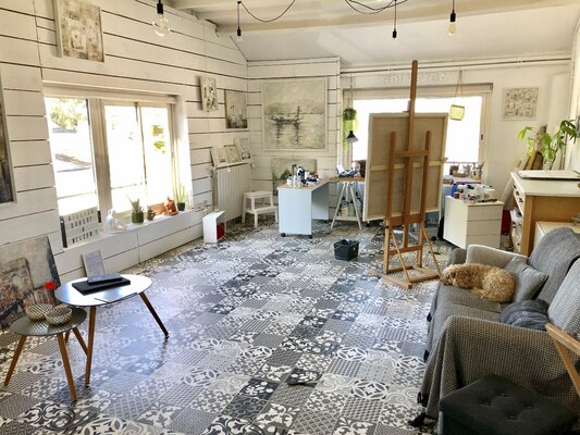 Solveiga in the Studio: Ambiance de l'atelier