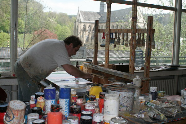 Plamen Bibeschkov in the Studio