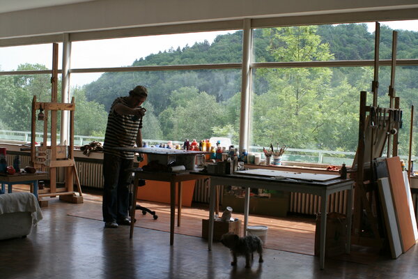 Plamen Bibeschkov in the Studio