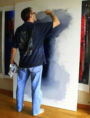 Patrick Marin in the Studio