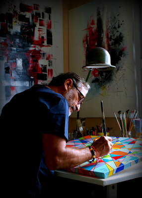 Patrick Marin in the Studio