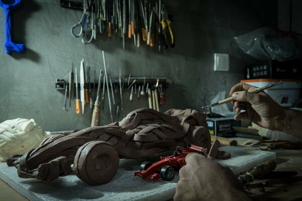 Stathis Alexopoulos in the Studio