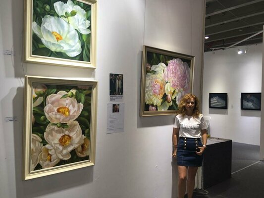 Anna Reznikova in the Studio