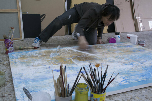 Marcos Carrasco in the Studio