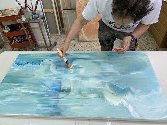 Marcos Carrasco in the Studio