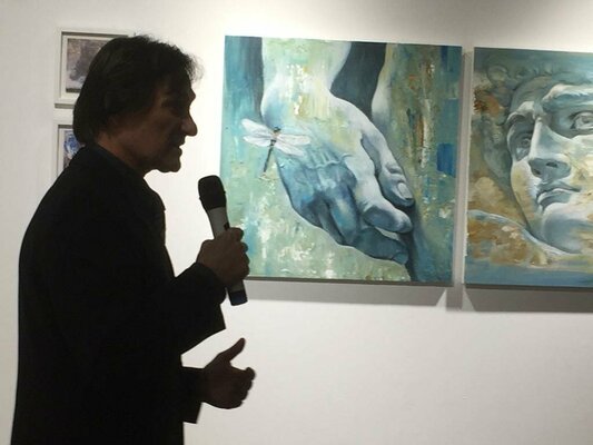 Marcos Carrasco in the Studio