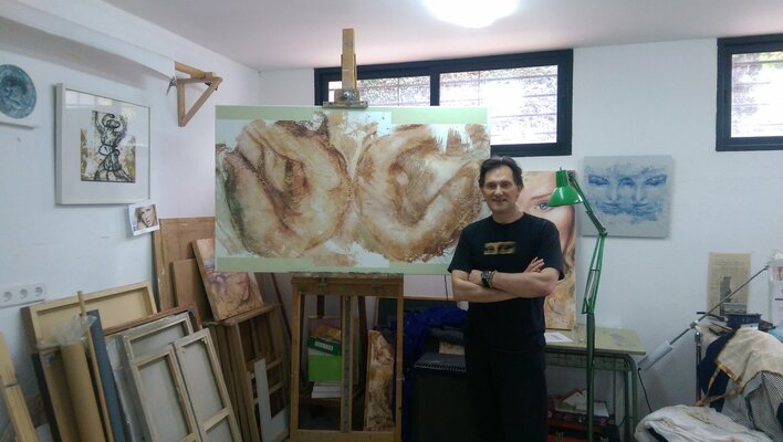 Marcos Carrasco in the Studio