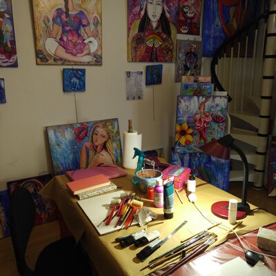 Mahé Ros in the Studio