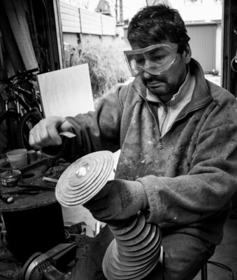 Pascal Nottin in the Studio