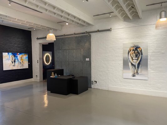 Everett Duarte in the Studio: Solo Exhibition "Encounter" at The Gallery at Grande Provence in Franschhoek / South Africa