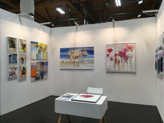 Everett Duarte in the Studio: Our Booth - KunstMitte Magdeburg (Germany), August 2021