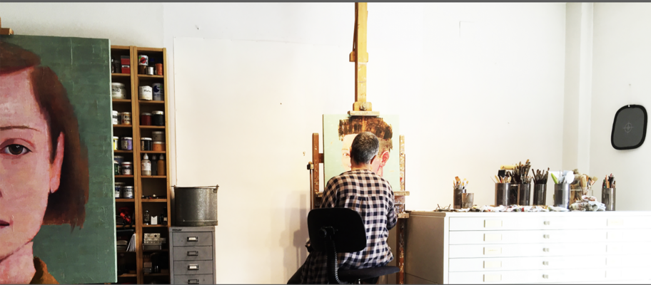 Tomasa Martín in the Studio