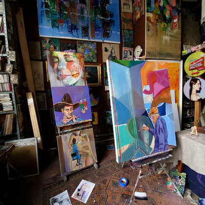 Shelton Walsmith in the Studio