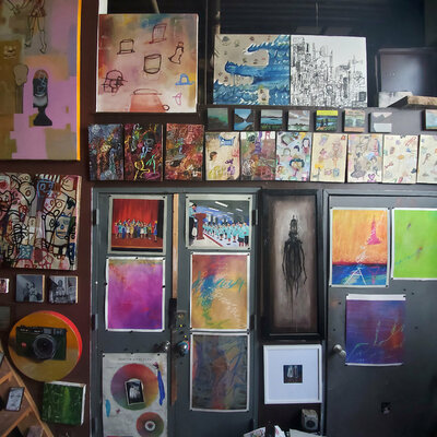 Shelton Walsmith in the Studio