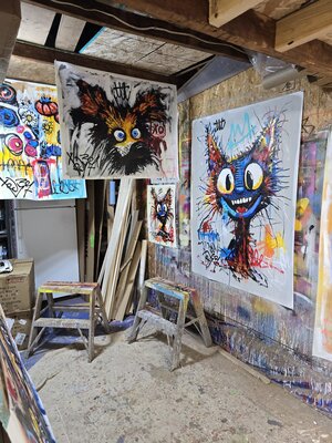 Tadas Zaicikas in the Studio