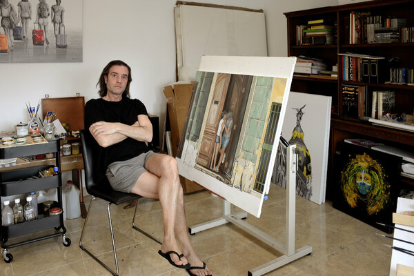 Edmundo Sanz-Gadea in the Studio: En mi estudio