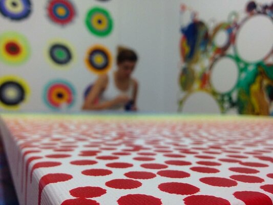 Eleni Pratsi in the Studio