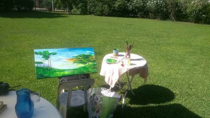 Arturo Prins in the Studio: Estudio en Buenos Aires