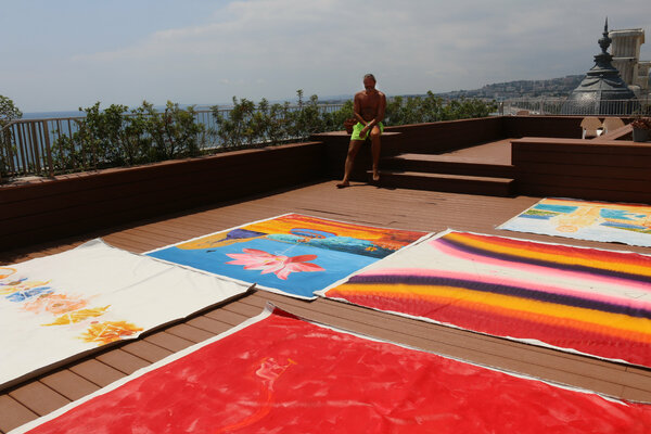 Arturo Prins in the Studio: My studio in Niza, Promenade des Anglois
