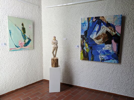 Josef Thalhofer in the Studio: Kunst in der Kirche - Deggendorf