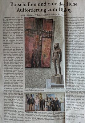 Josef Thalhofer in the Studio: Zeitungsartikel vom 24.Juni 2024 _ Passauer Neue Presse