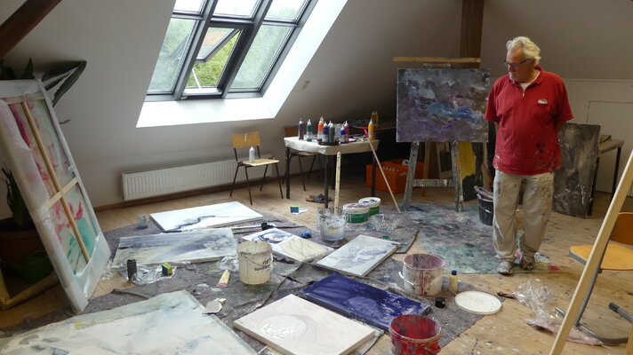 Josef Thalhofer in the Studio: Im Atelier