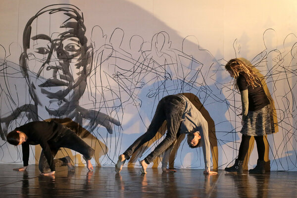 Ilona Ottenbreit in the Studio: Working on the performance "OXYMORON OF IDENTIFICATION" in Padova, Italy  2018