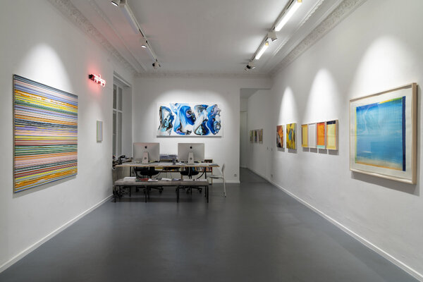 Fintan Whelan in the Studio: My work on display in a group at Artes Berlin