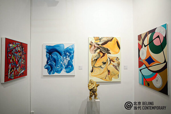 Fintan Whelan in the Studio: My work at Beijing Contemporary Art Expo 2023