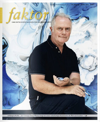 Fintan Whelan in the Studio: My interview on the front page of Faktor Magazine