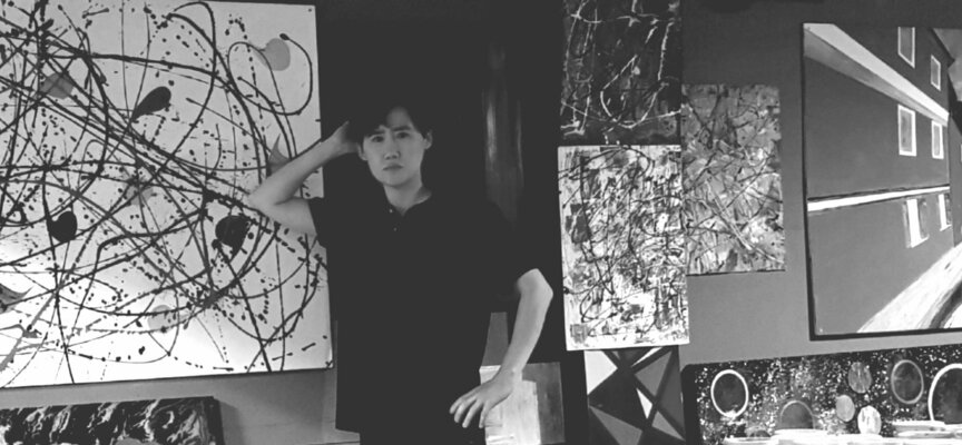 Karis Kim in the Studio