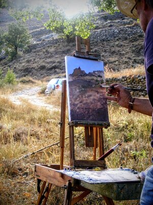 Vicente Penya-Roja in the Studio