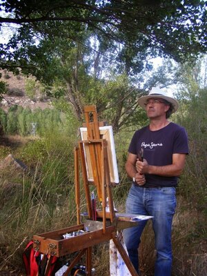 Vicente Penya-Roja in the Studio