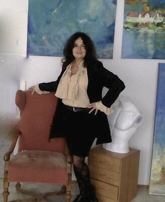Nataliy Schenkmann in the Studio