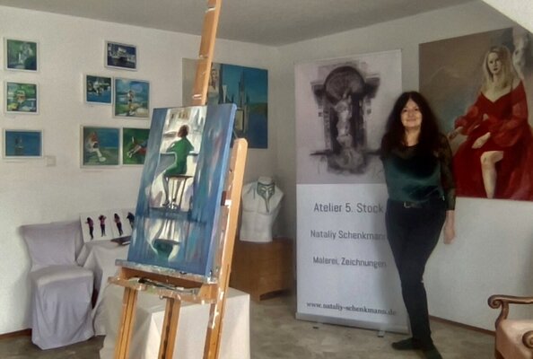 Nataliy Schenkmann in the Studio