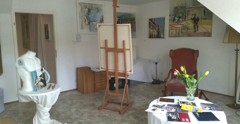 Nataliy Schenkmann in the Studio: Im Atelier