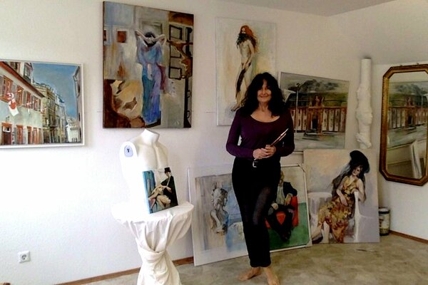 Nataliy Schenkmann in the Studio