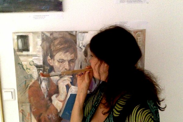 Nataliy Schenkmann in the Studio