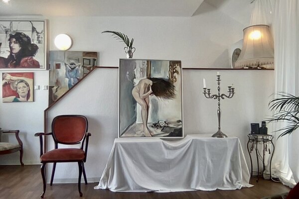 Nataliy Schenkmann in the Studio